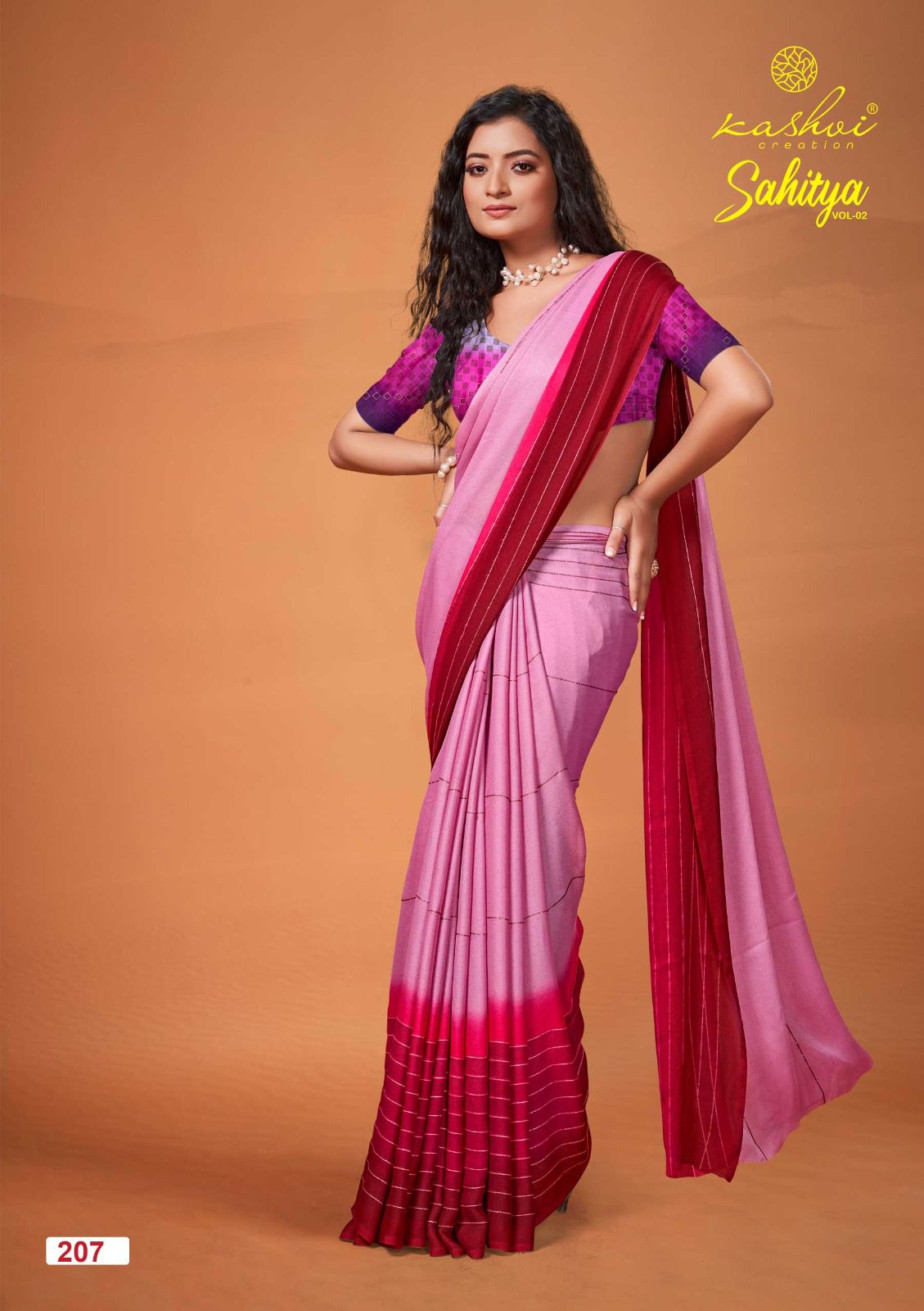 Sahitya Vol 2 By Kashvi Dull Moss Daily Wear Sarees Orders In India